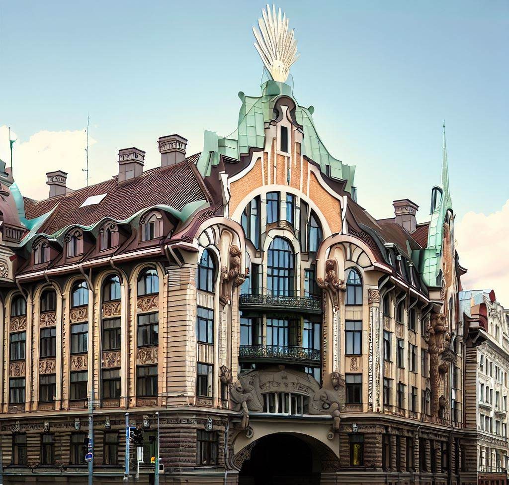 The Majestic Riga’s Art Nouveau Architecture