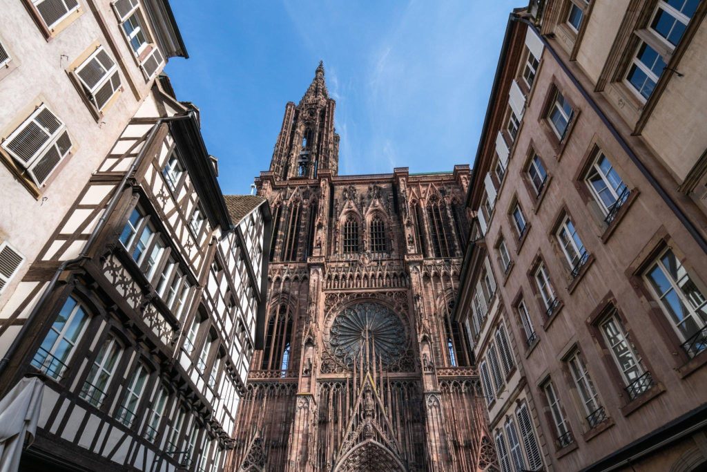 Marveling at the Strasbourg Cathedral