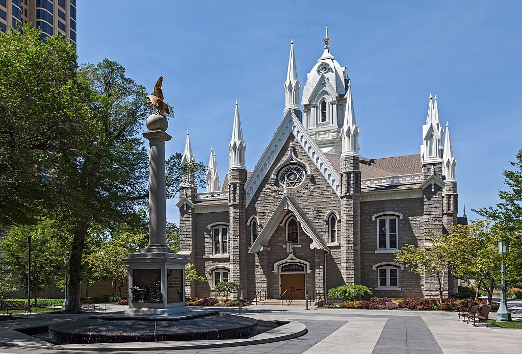 A Seagull Monument at Temple Square