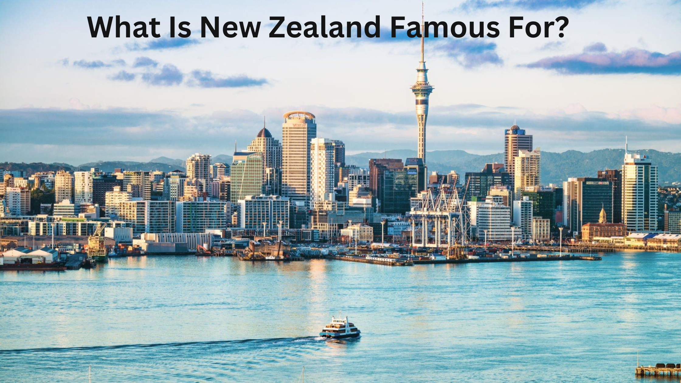 What Is New Zealand Famous For