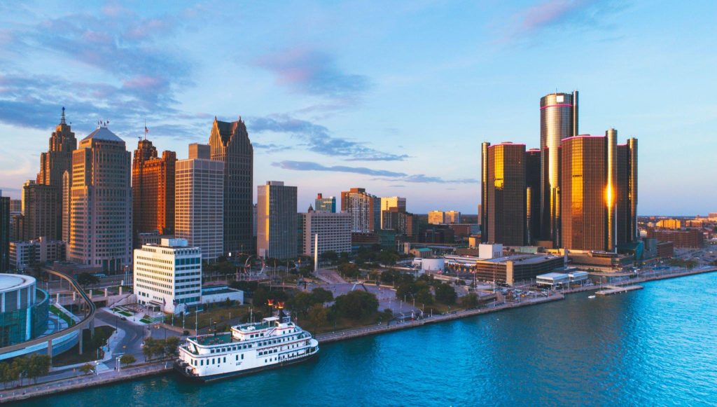 The Detroit International Riverfront
