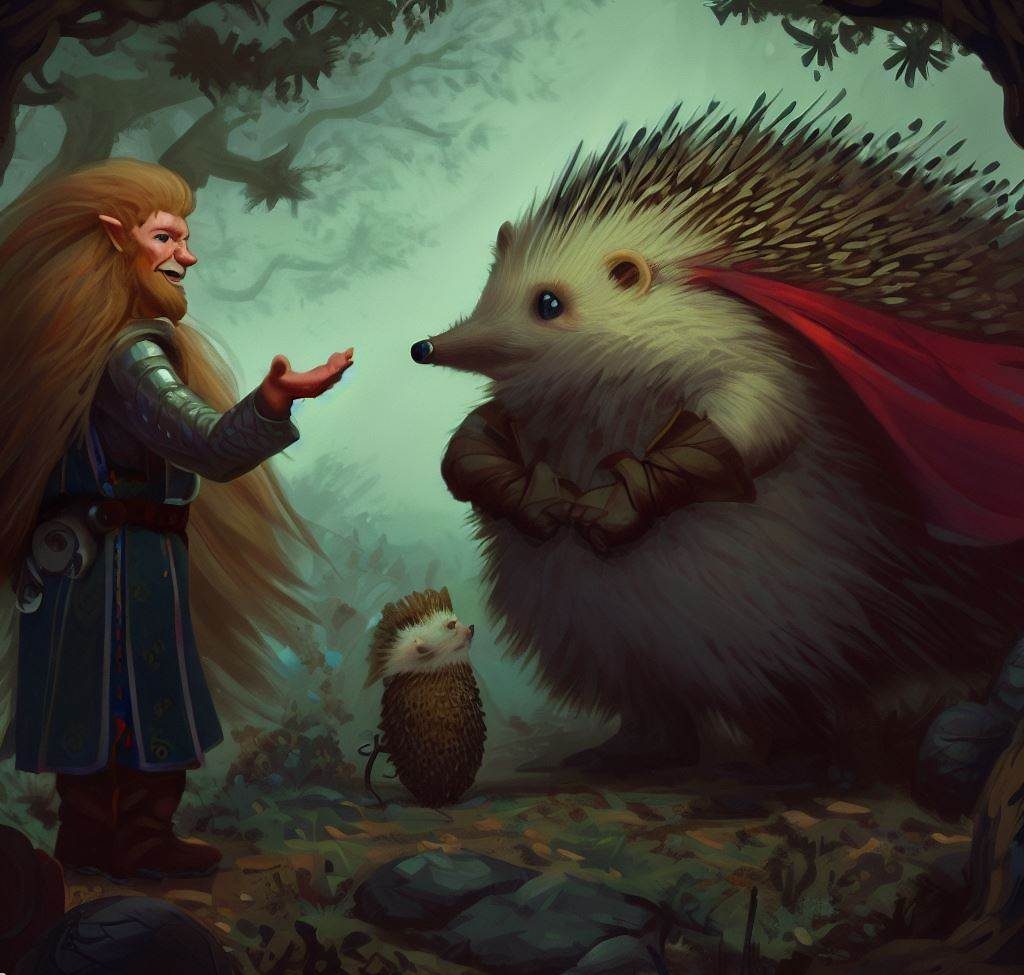 Epic Heroes Speak To Hedgehogs
