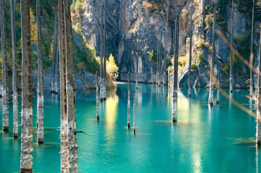 Lake Kaindy – A Natural Dam