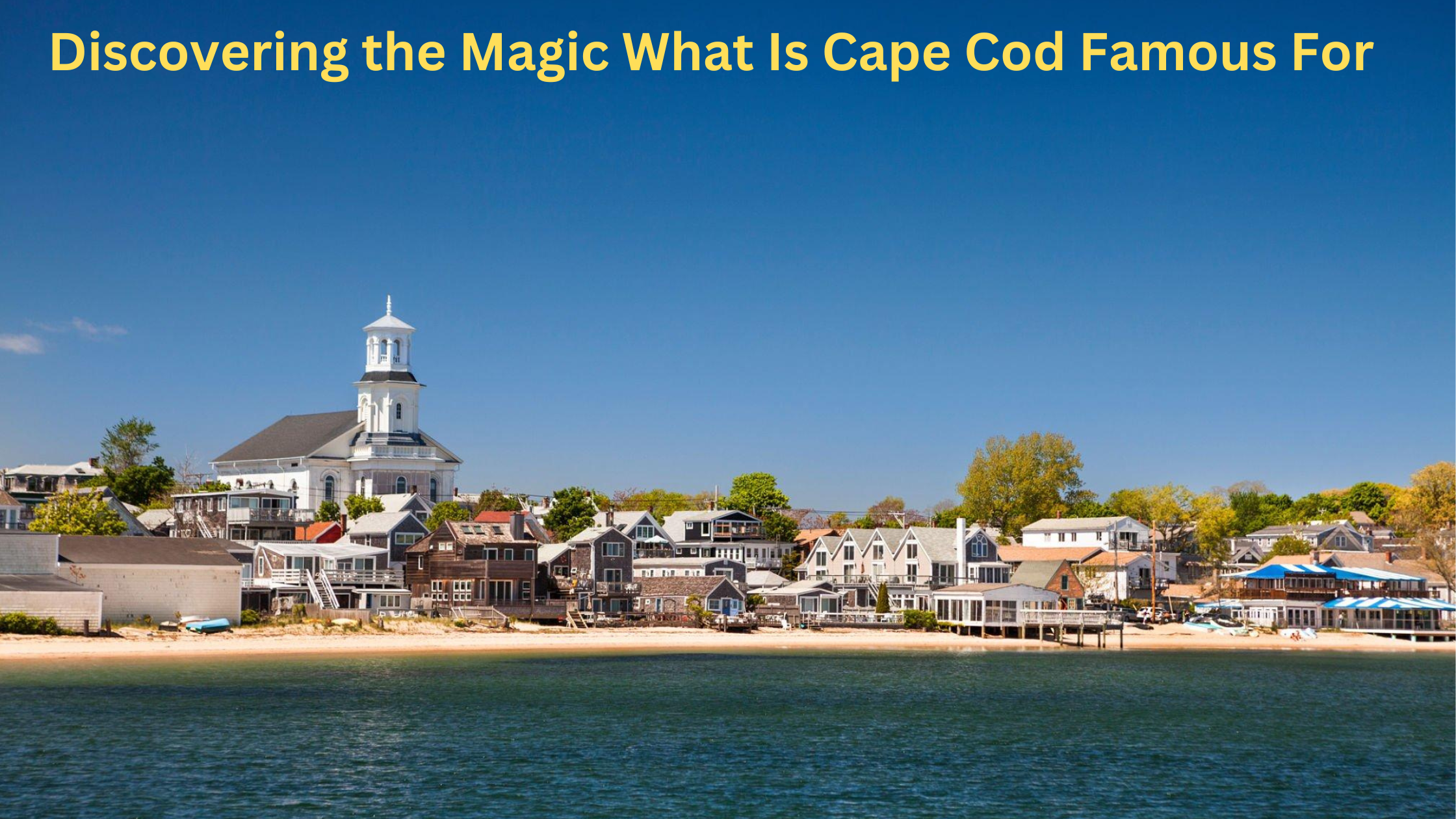 Discovering the Magic What Is Cape Cod Famous For