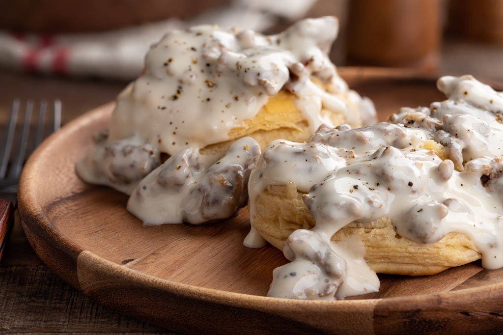 Biscuits, Sausage & Gravy