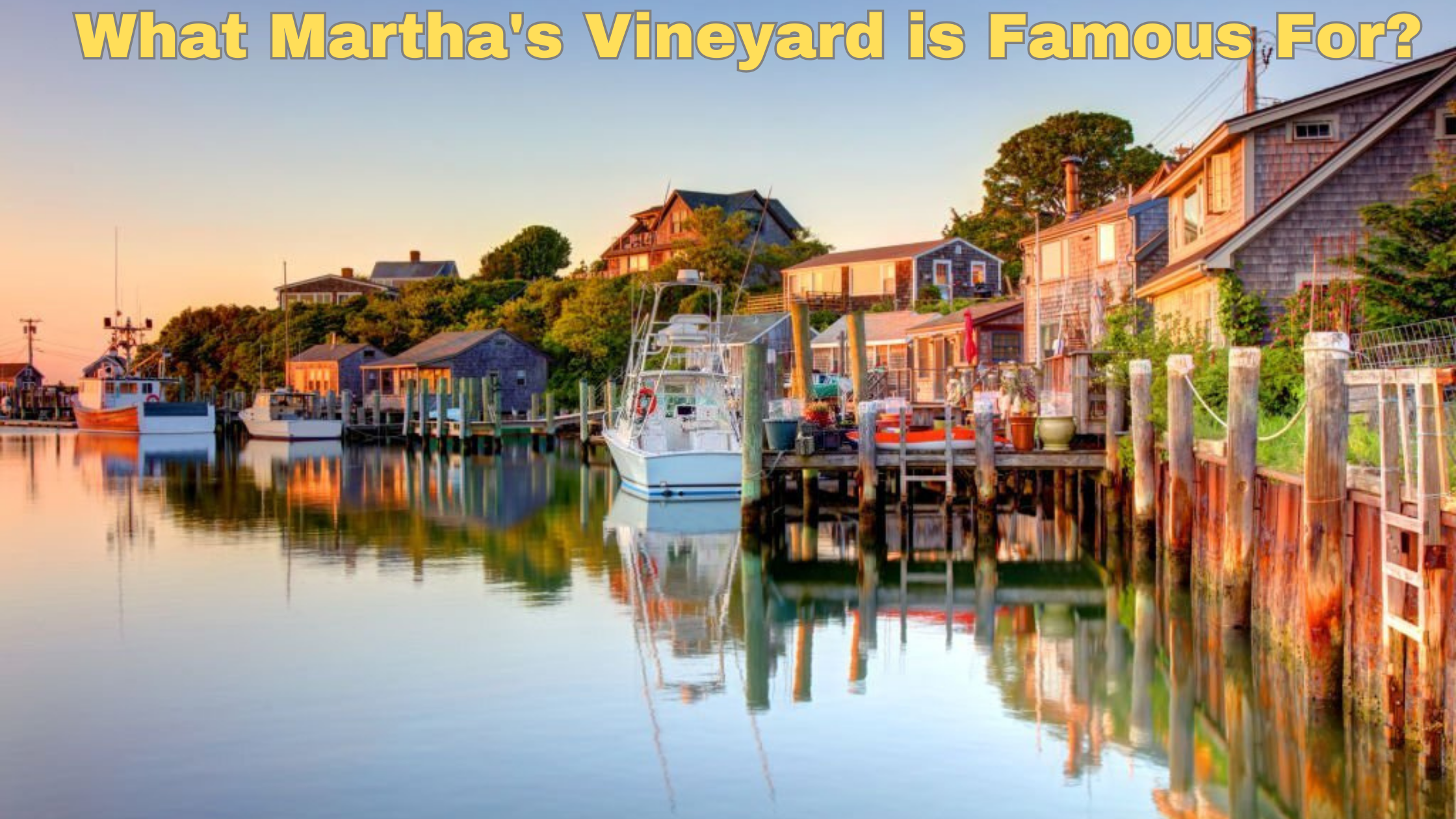 What Martha's Vineyard is Famous For